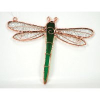 Gift Essentials Green Dragonfly Suncatcher   